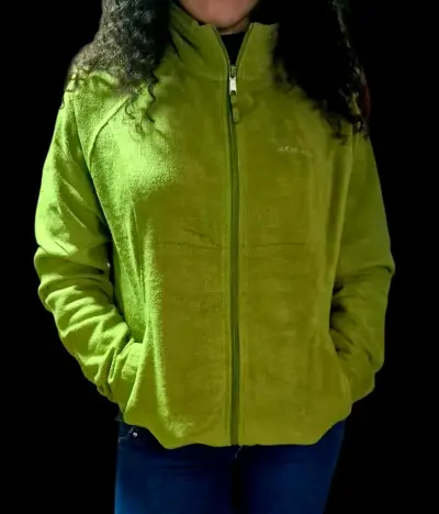 Chaqueta polar verde Columbia para mujer - miniatura 5