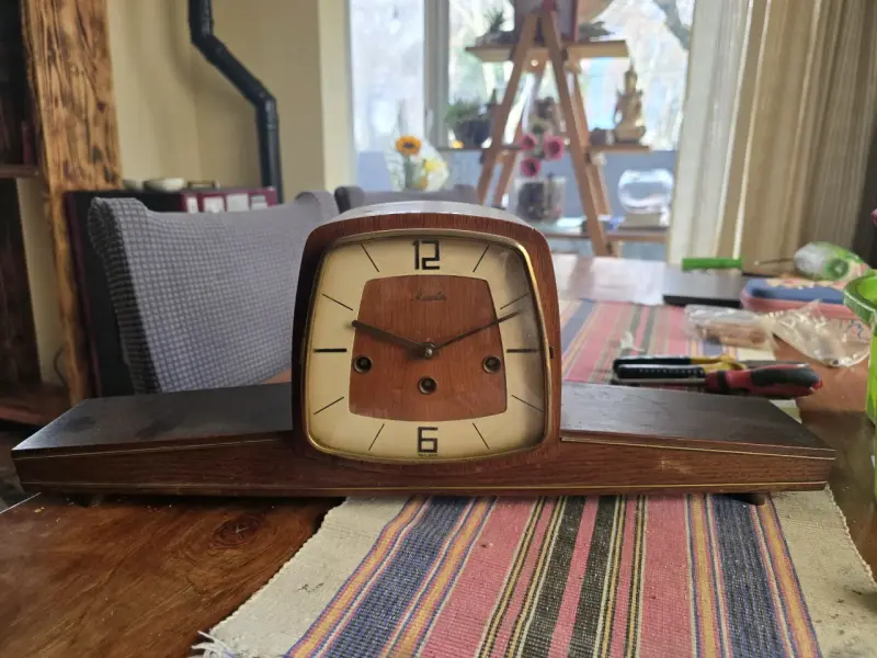 Reloj de Madera Vintage de Sobremesa carillon