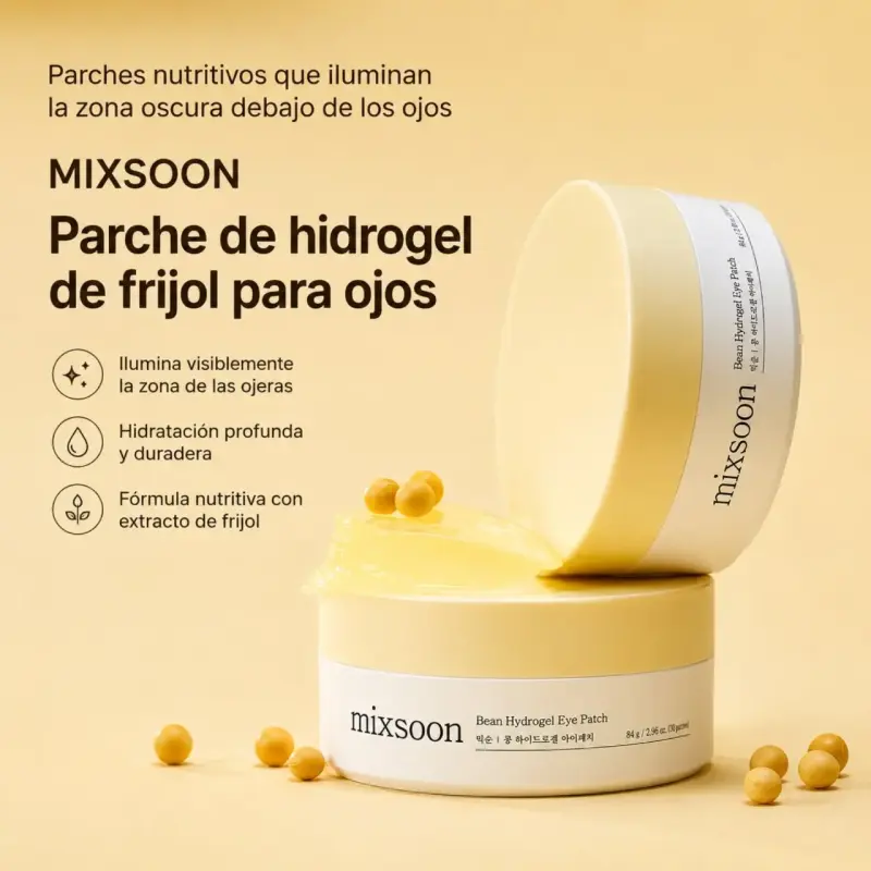 Mixsoon Bean Hydrogel – Parches Hidrogel para ojos - 3