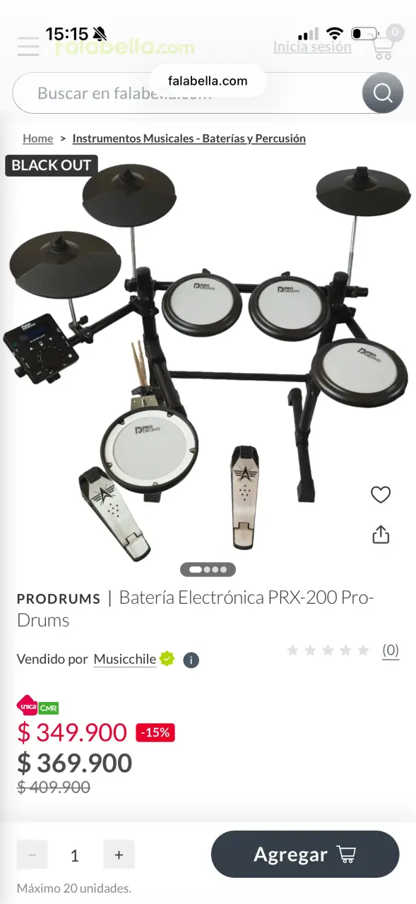 Batería Electrónica Pro Drums PRX-200 - 6