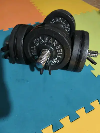 Mancuernas ajustables de hierro fundido - miniatura 1