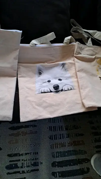 Bolso tote de tela con diseño de caballo y girasol - miniatura 2