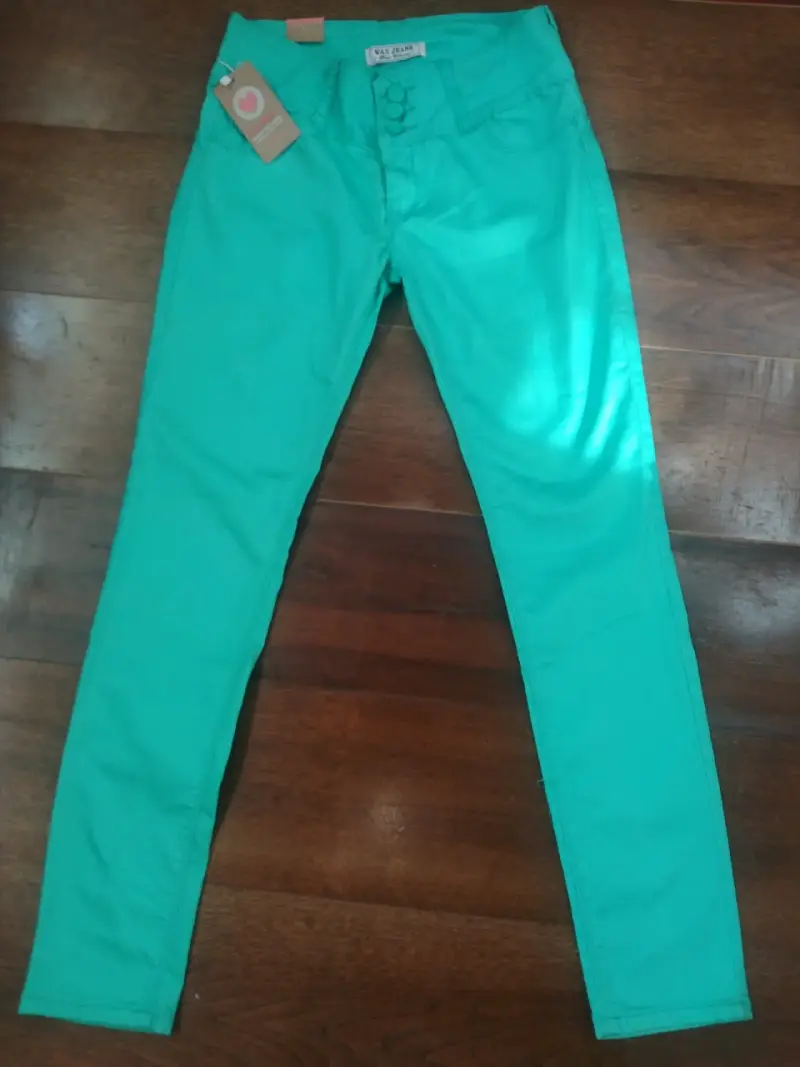 Pantalón De Gabardina (Wax Jeans) Talla: L - 2