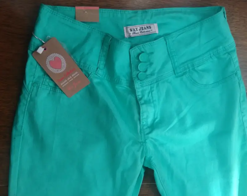 Pantalón De Gabardina (Wax Jeans) Talla: L - 4
