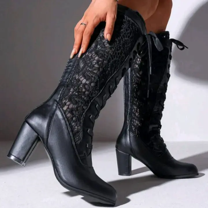 Botas encaje goth - 2