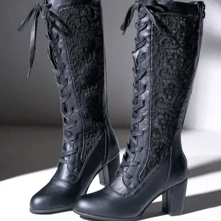 Botas encaje goth - 3