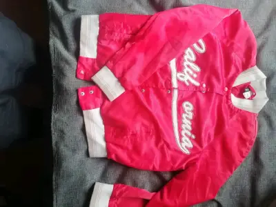 Chaqueta Bomber Roja Estilo California - miniatura 1