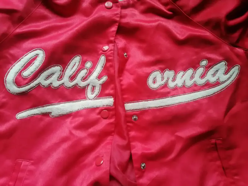 Chaqueta Bomber Roja Estilo California - 2