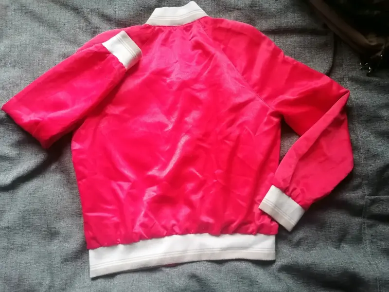 Chaqueta Bomber Roja Estilo California - 3