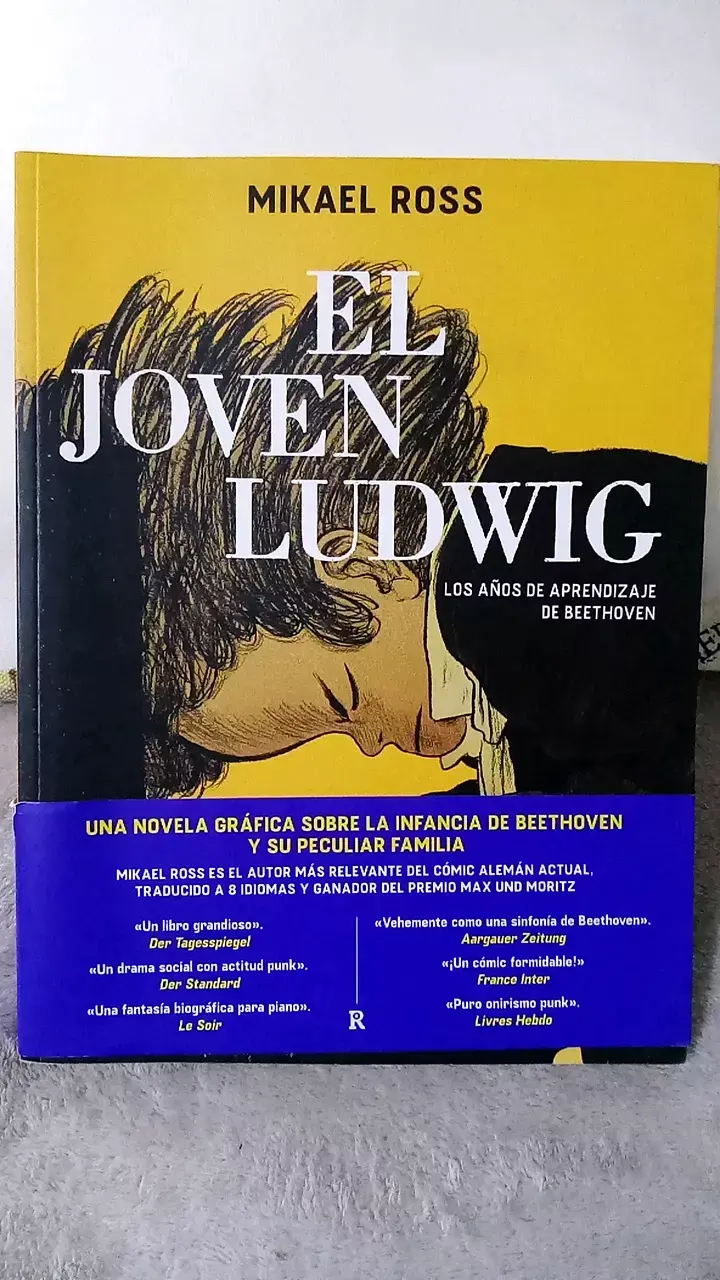 Novela gráfica 'El Joven Ludwig' de Mikael Ross - 1