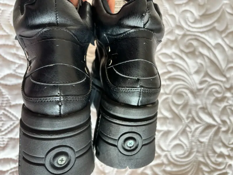 Botas negras plataforma type New Rock - 4