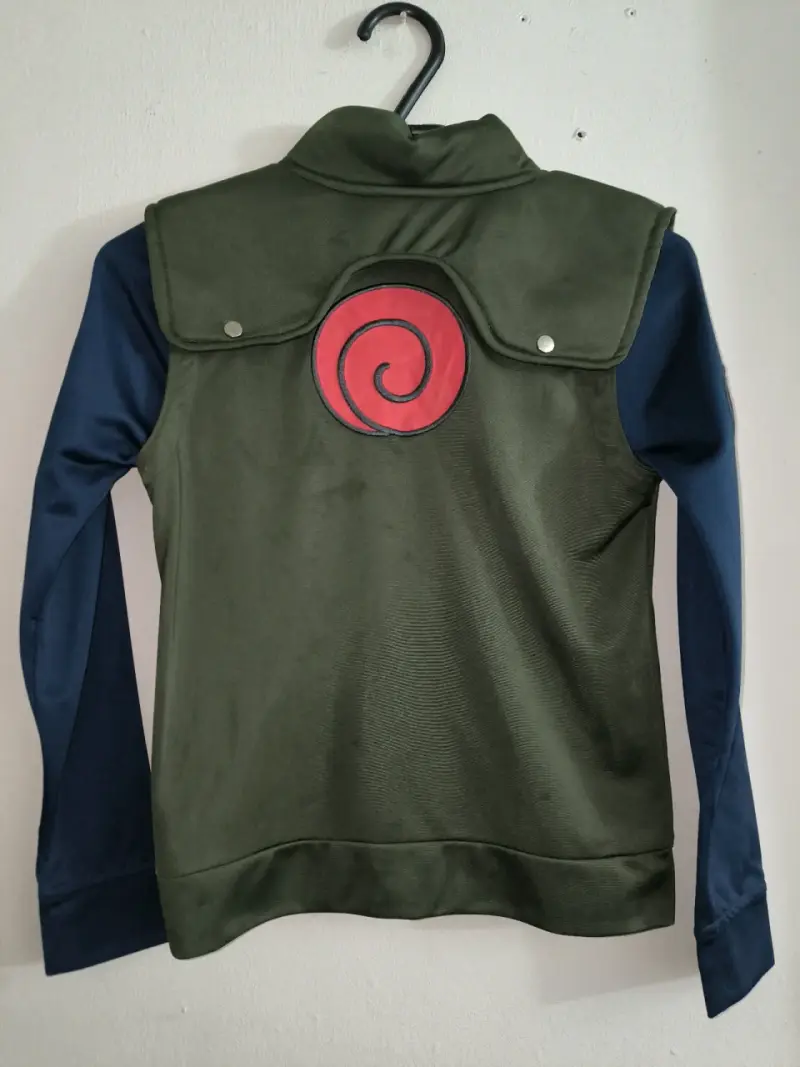 Chaqueta cosplay Naruto verde y azul - 5