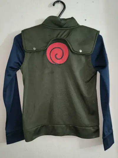 Chaqueta cosplay Naruto verde y azul - miniatura 5