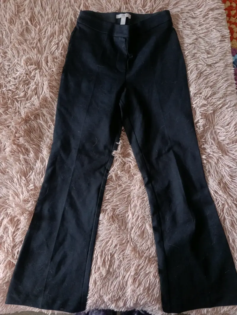 Pantalones tela acampanados XS hym - 1