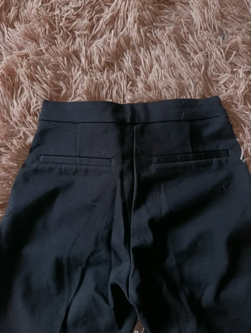 Pantalones tela acampanados XS hym - 2