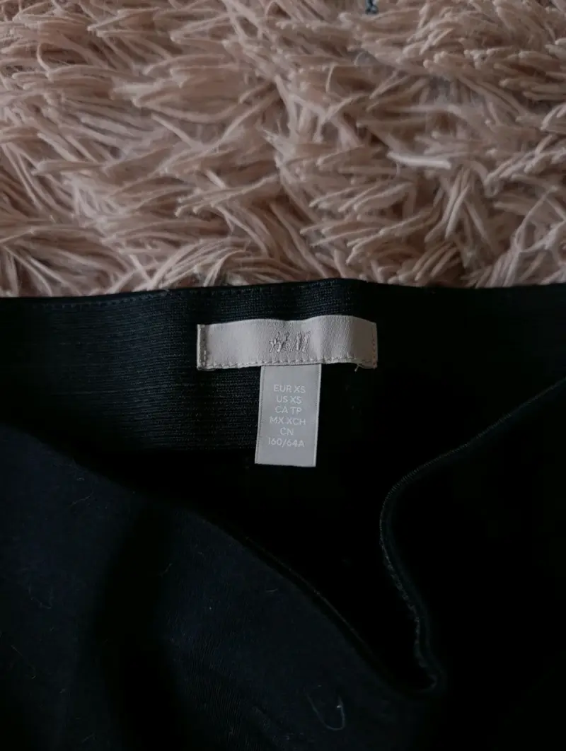 Pantalones tela acampanados XS hym - 3