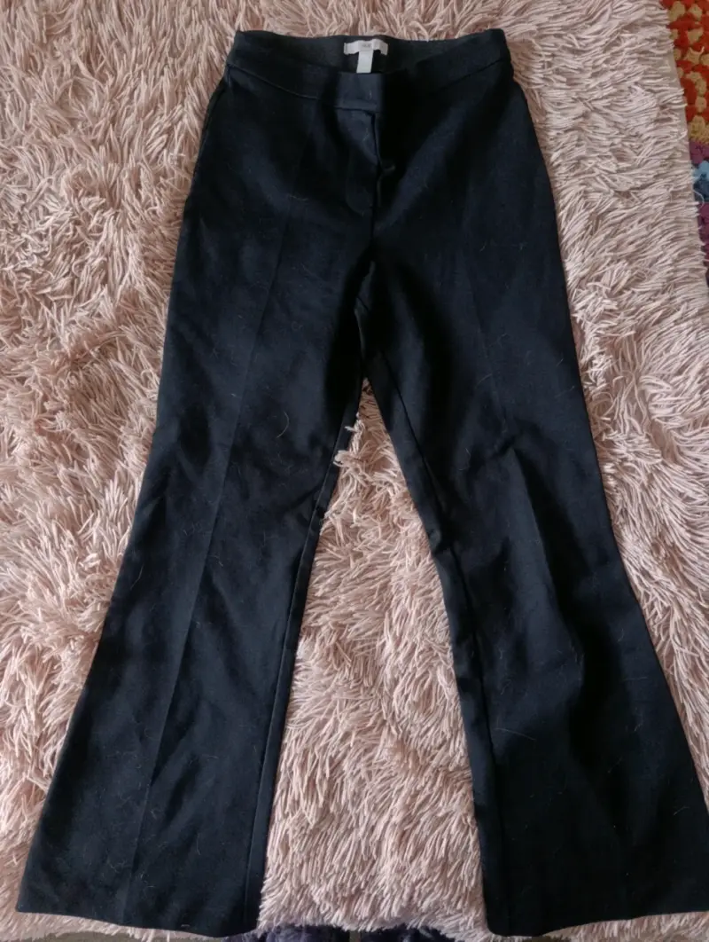 Pantalones tela acampanados XS hym - 4