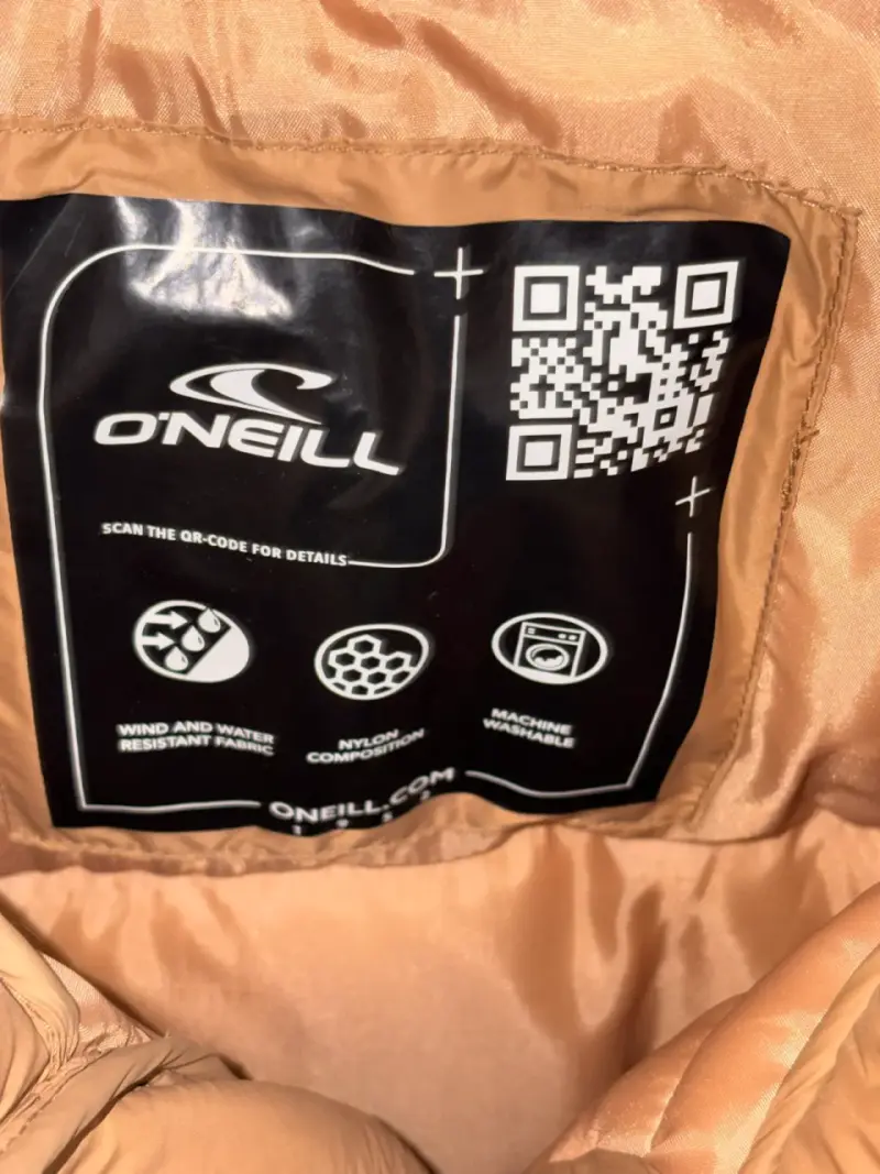 Chaqueta acolchada marrón O'Neill para invierno - 3