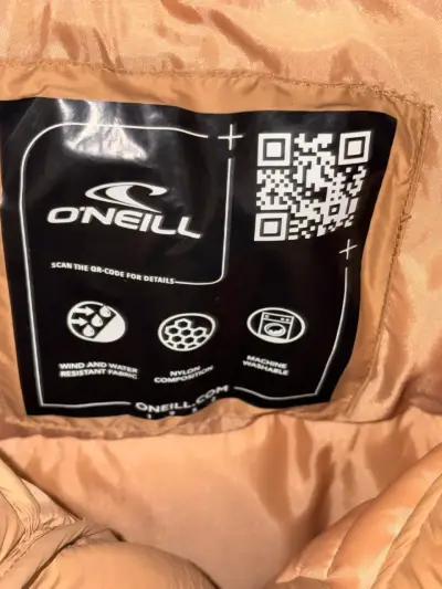 Chaqueta acolchada marrón O'Neill para invierno - miniatura 3