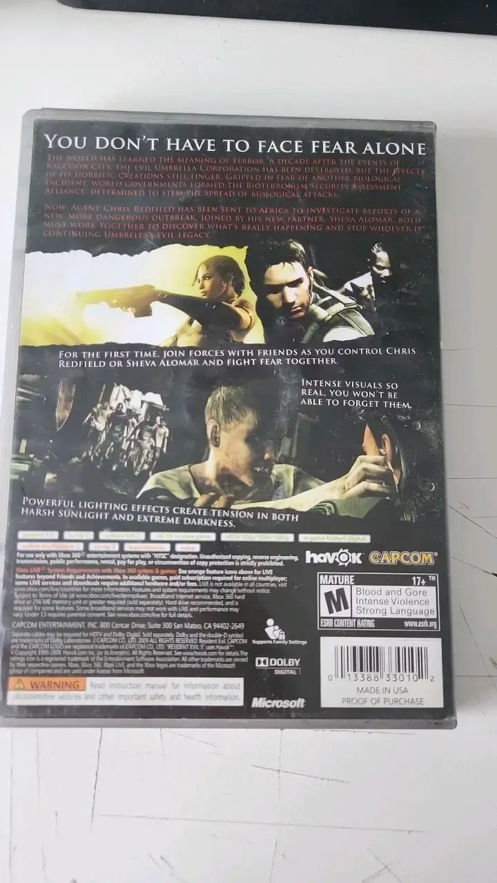 Juego Xbox 360 Resident Evil 5 Platinum Hits - 2