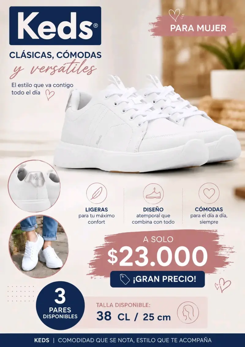 Zapatillas Keds para mujer nuevas - 1
