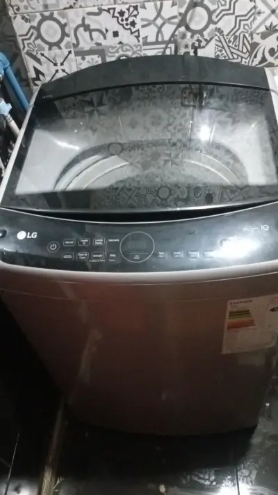 Lavadora LG 19 kg con tapa de vidrio - miniatura 1