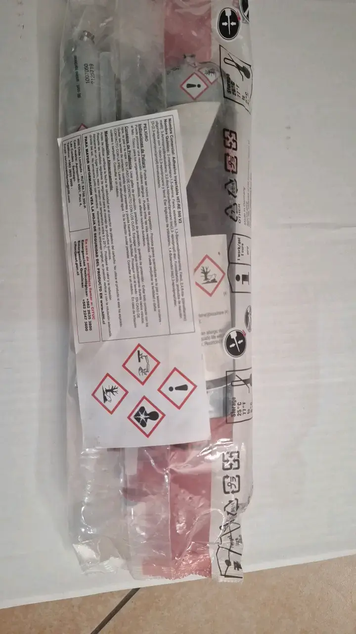 Adhesivo Epóxico Hilti HIT-RE 500 V3 500ml - 2