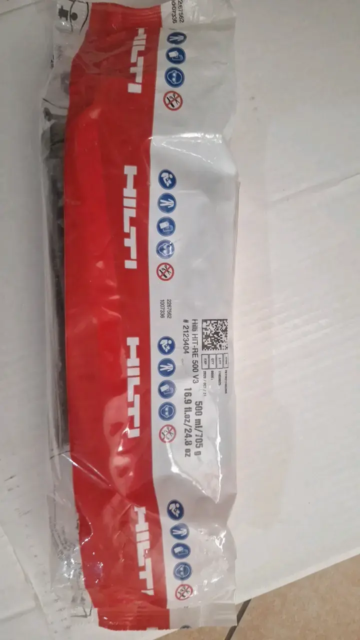 Adhesivo Epóxico Hilti HIT-RE 500 V3 500ml - 3