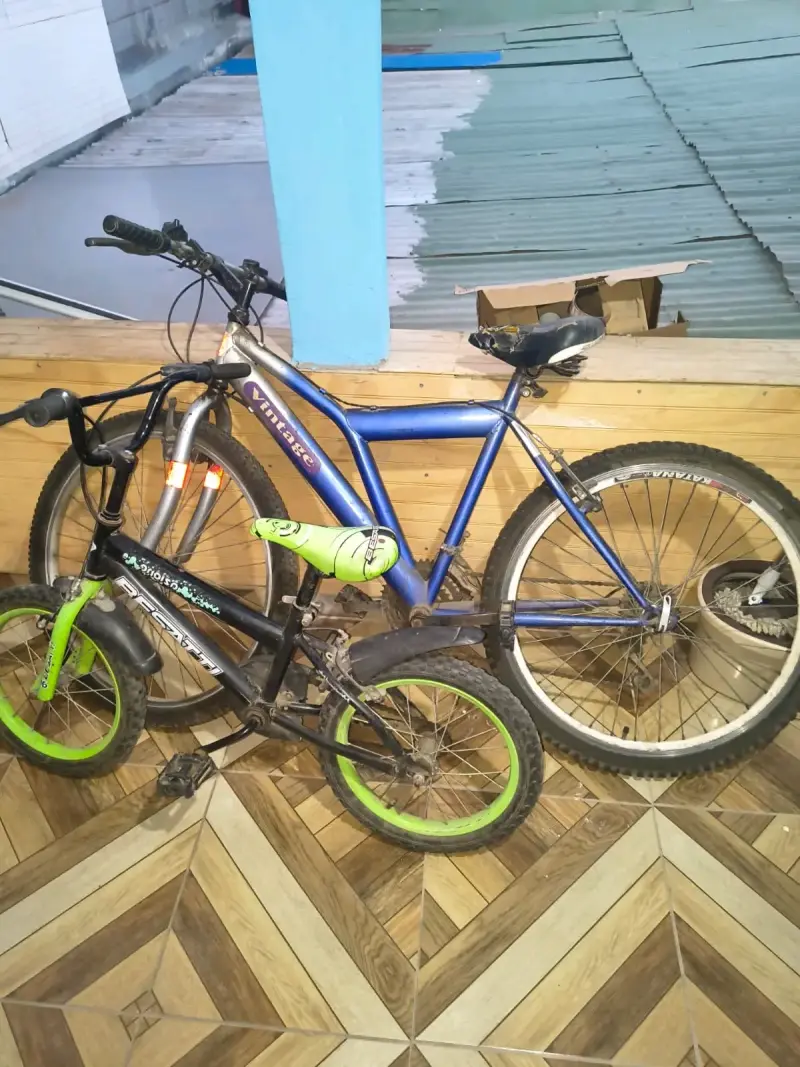 Bicicleta infantil Best verde y negra - 3