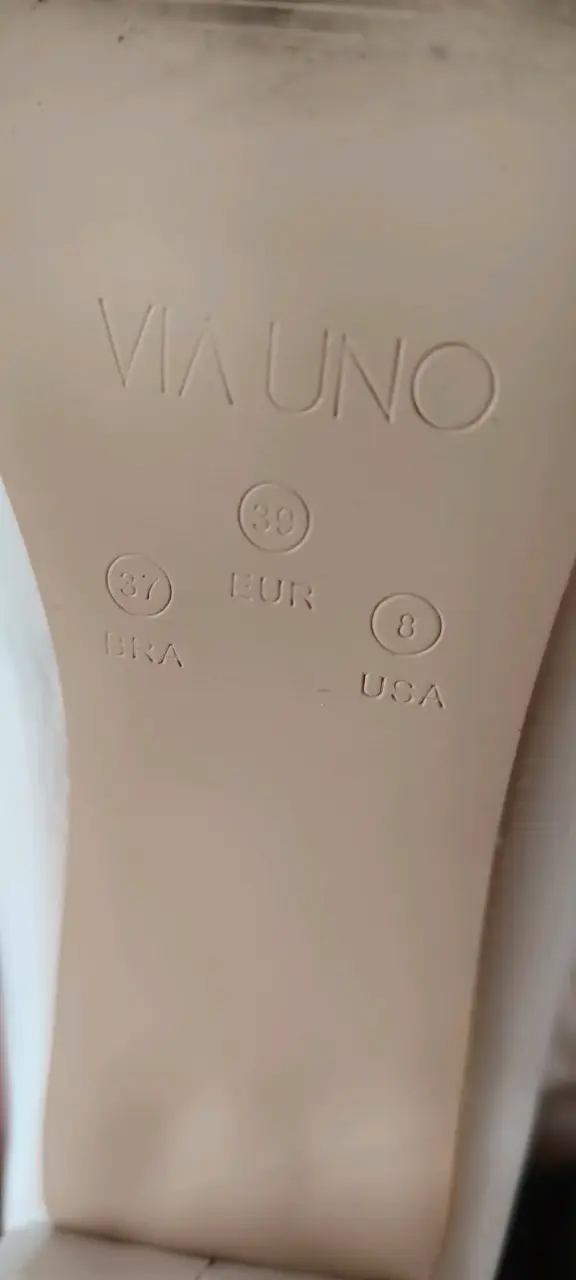 Zapatos de tacón blanco Via Uno elegantes - 5