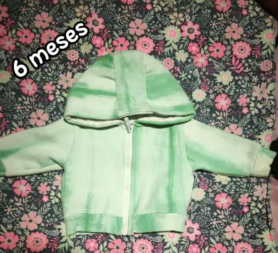 Chaqueta de mezclilla para bebé 0-3 meses - miniatura 2