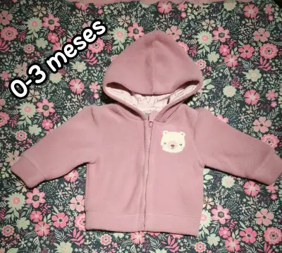 Chaqueta de mezclilla para bebé 0-3 meses - miniatura 4