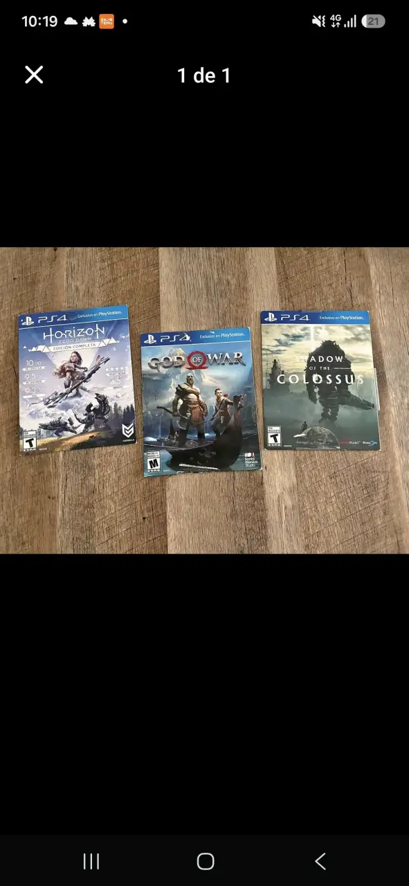 Juegos PS4 Horizon, God of War y Shadow of the Colossus