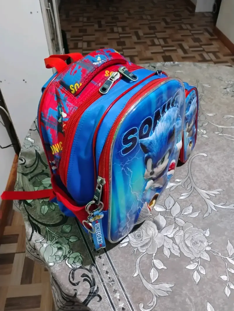 Mochila escolar Sonic con luces LED - 3