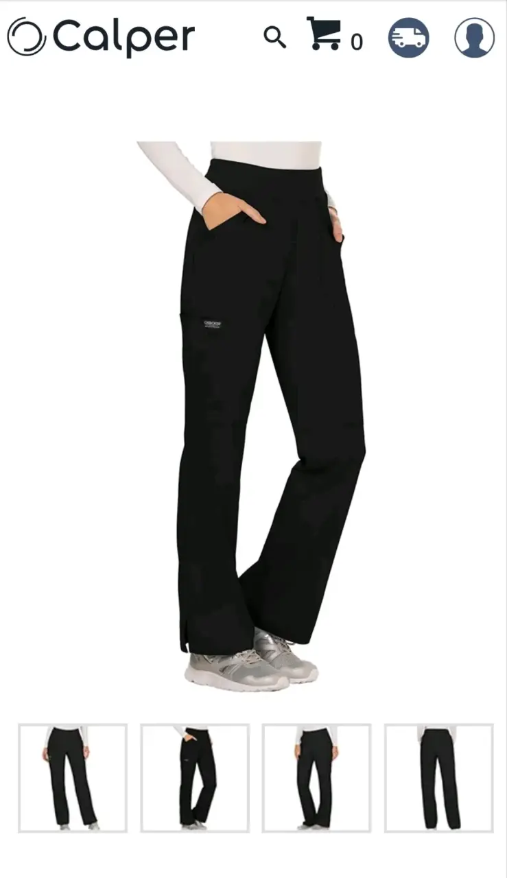Pantalones negros Cherokee talla S - 1