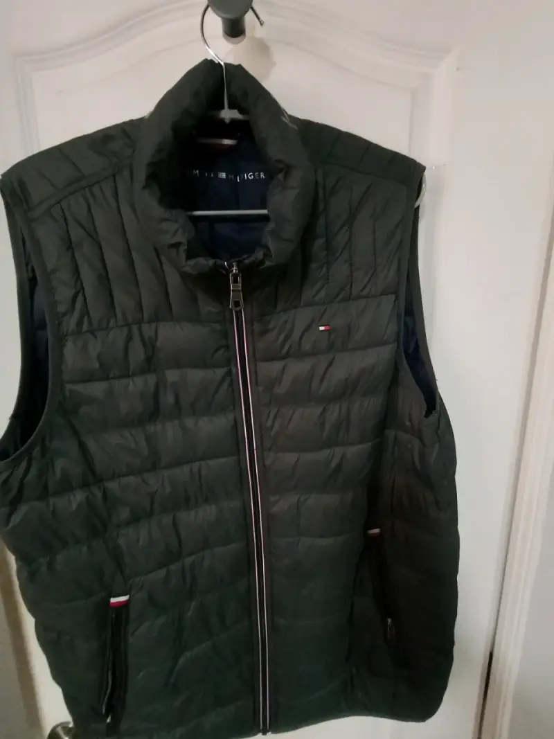 Chaleco acolchado Tommy Hilfiger verde para hombre - 2