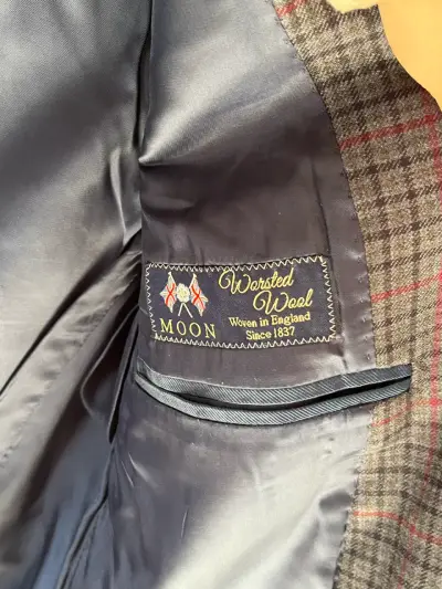 Blazer de Lana a Cuadros para Hombre - miniatura 4