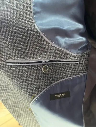 Blazer de lana y seda para hombre Trial - miniatura 3