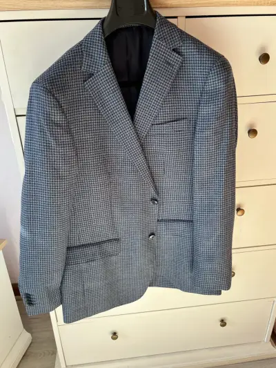 Blazer de lana y seda para hombre Trial - miniatura 4