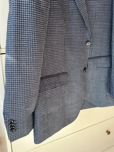 Blazer de lana y seda para hombre Trial - miniatura 5
