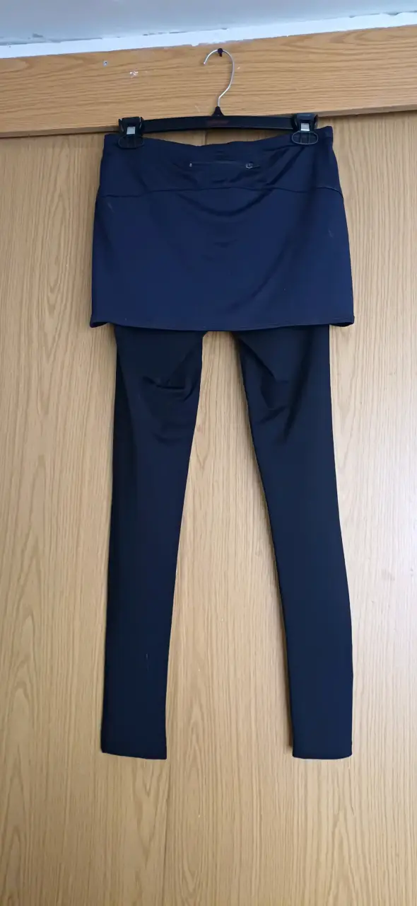 Leggings deportivos con falda Spalding negros - 2