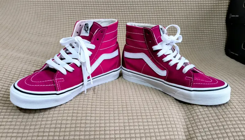 Zapatillas Vans Sk8-Hi burdeo - 4