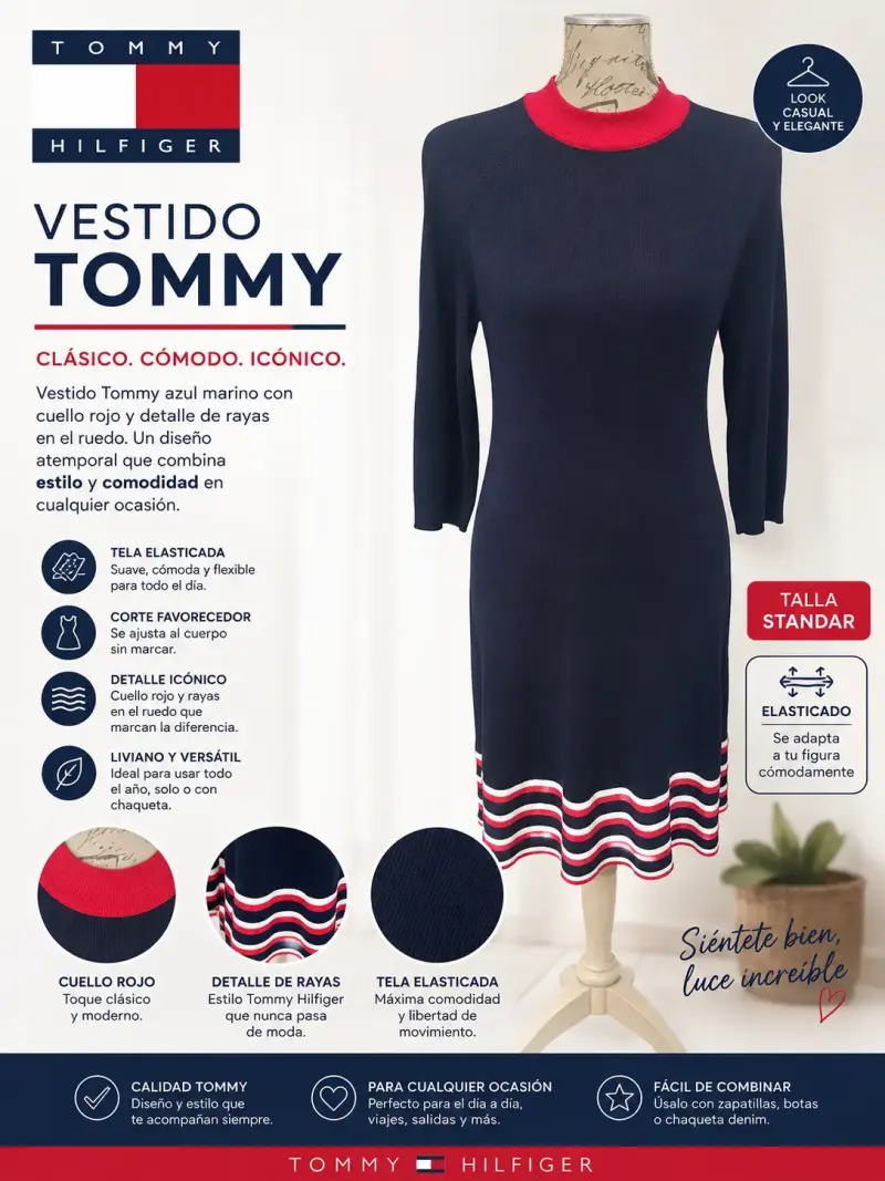 Vestido Tommy Hilfiger