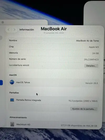MacBook Air 15 pulgadas M3 24GB - miniatura 4