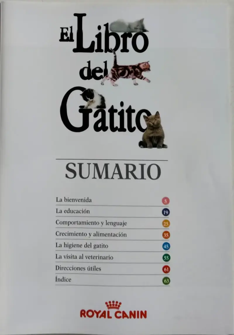 Libro El Libro del Gatito Royal Canin - 2