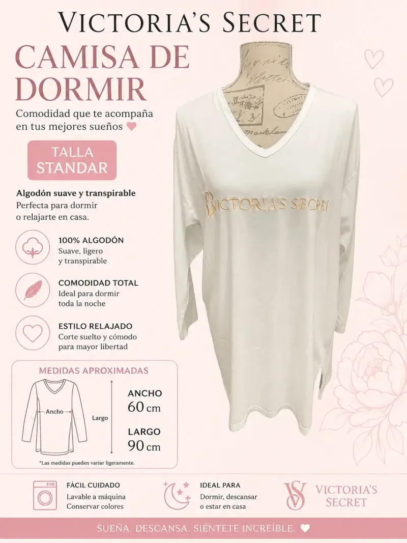 Camisa de dormir Victoria's Secret
