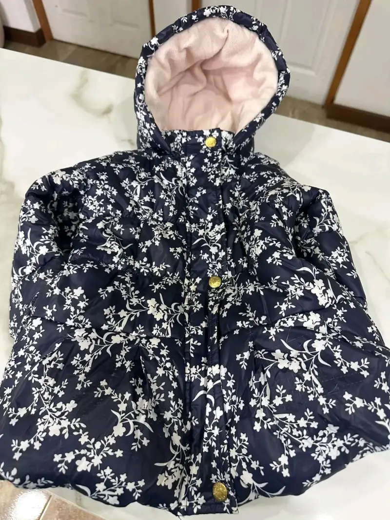 Chaqueta impermeable floral para bebé Opaline - 1