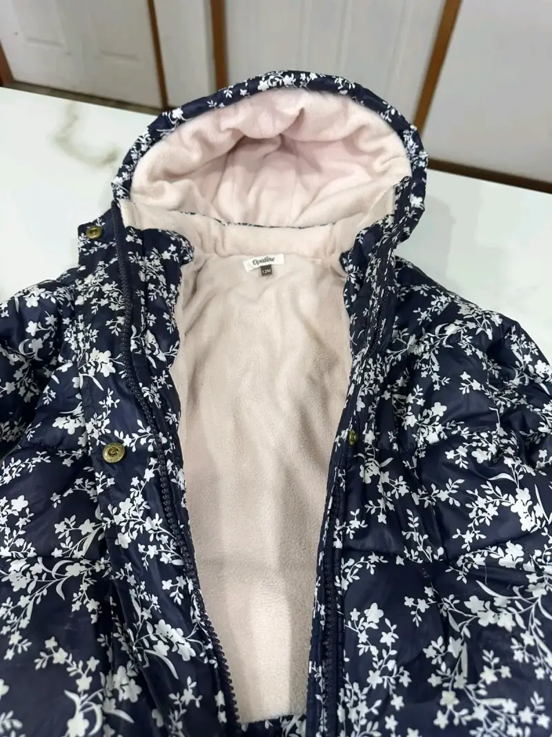 Chaqueta impermeable floral para bebé Opaline - 3