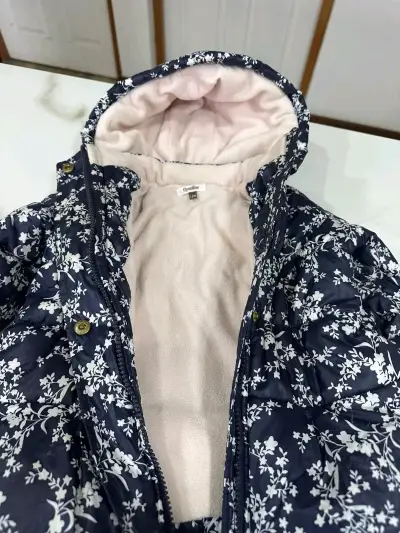 Chaqueta impermeable floral para bebé Opaline - miniatura 3
