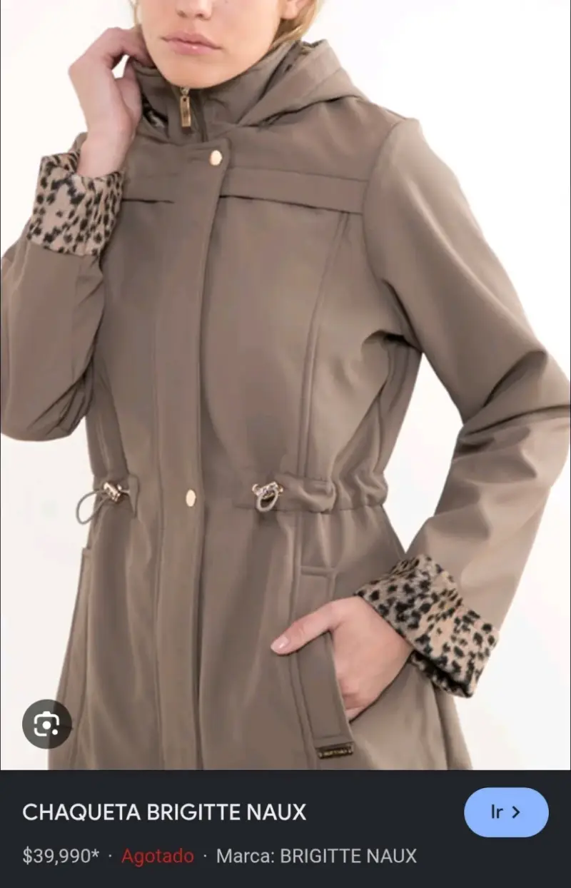 Chaqueta Brigitte Naux leopardo - 1